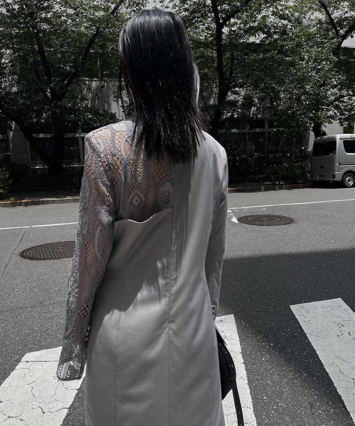 最大80％オフ！ AMERI UND SUIT DOCKING LACE DRESS asakusa.sub.jp