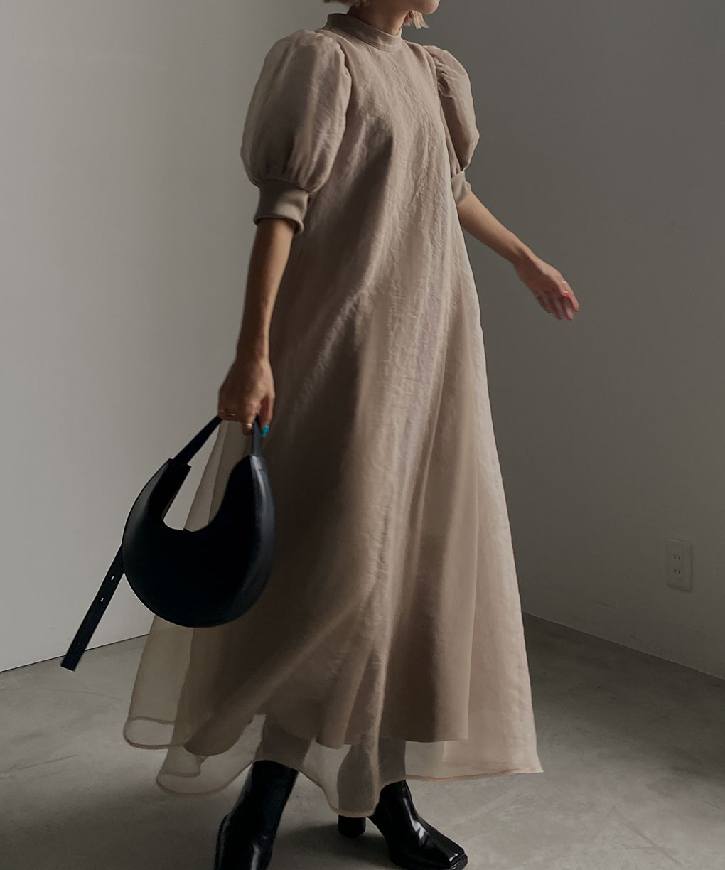 全3色/黒/赤/ベージュ MINIMAL MACARON DRESS | www.tegdarco.com