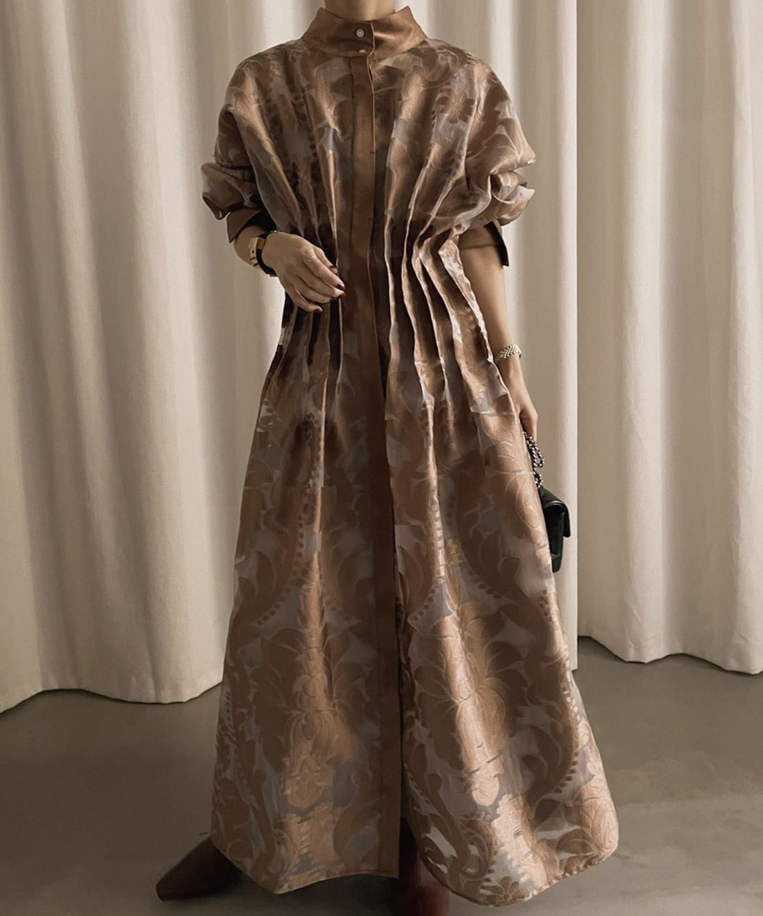 アメリヴィンテージ　vintage jacquard　DRESSサイズS