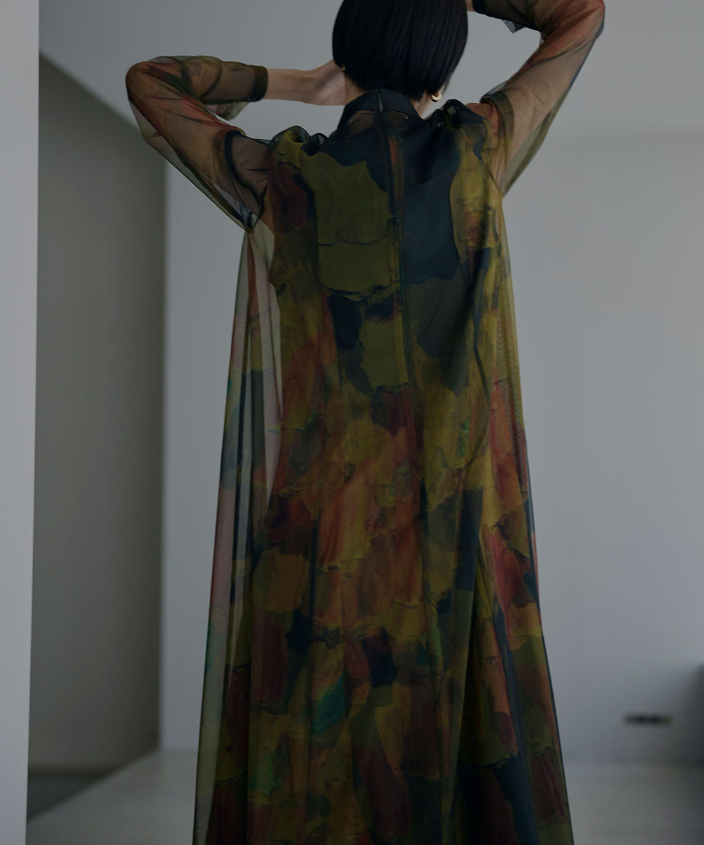 AmeriVINTAGE【Sサイズ】UND GYPSUM ART DRESS ワンピース