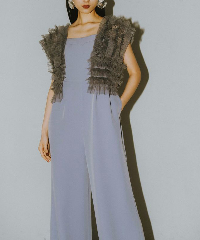 【Lサイズ】tulle vest all in one dress