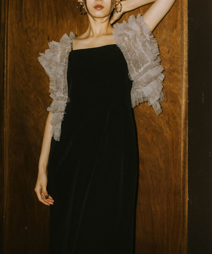 【Mサイズ】tulle vest all in one dress